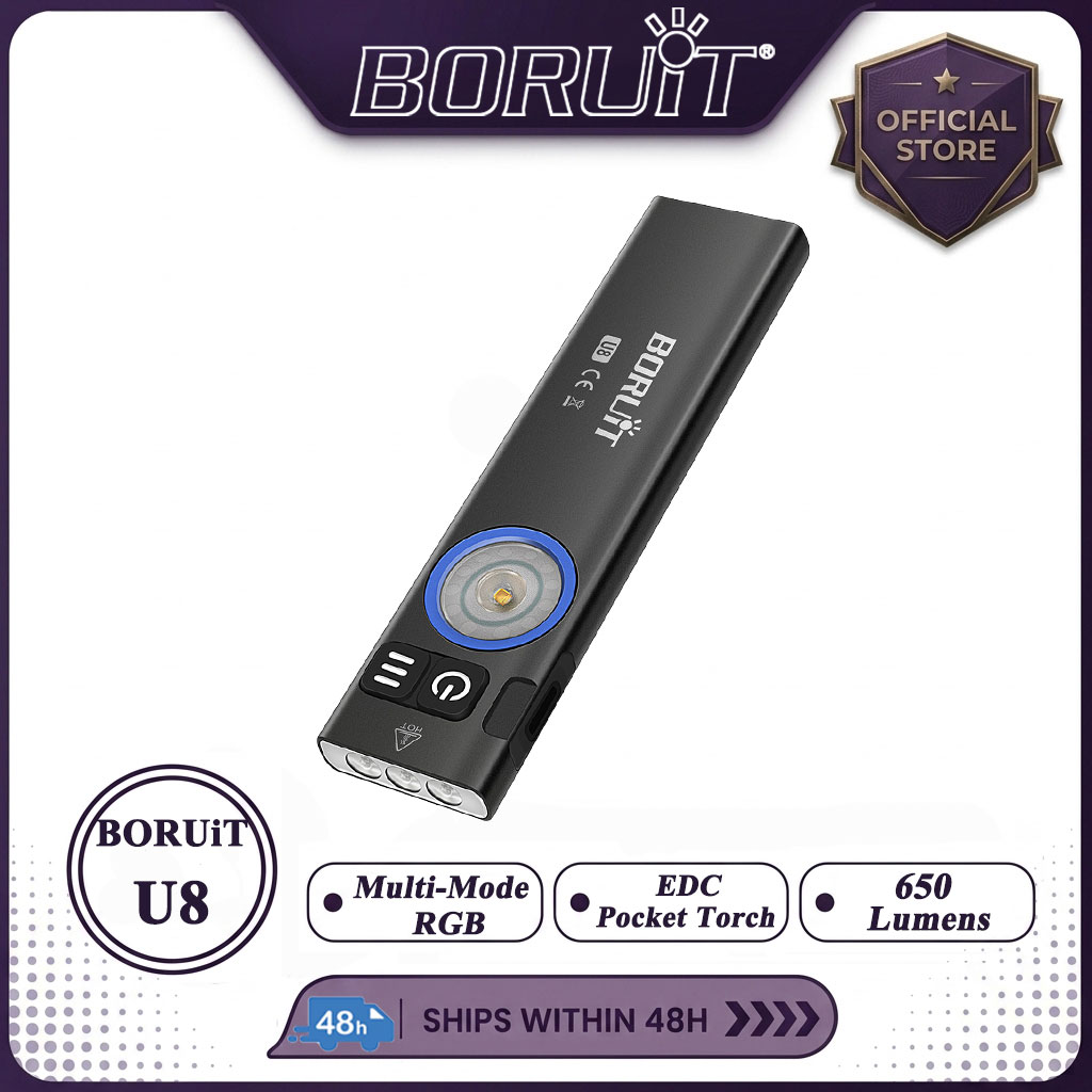 Fishing Light - BORUiT U8 650LM EDC Torcia LED