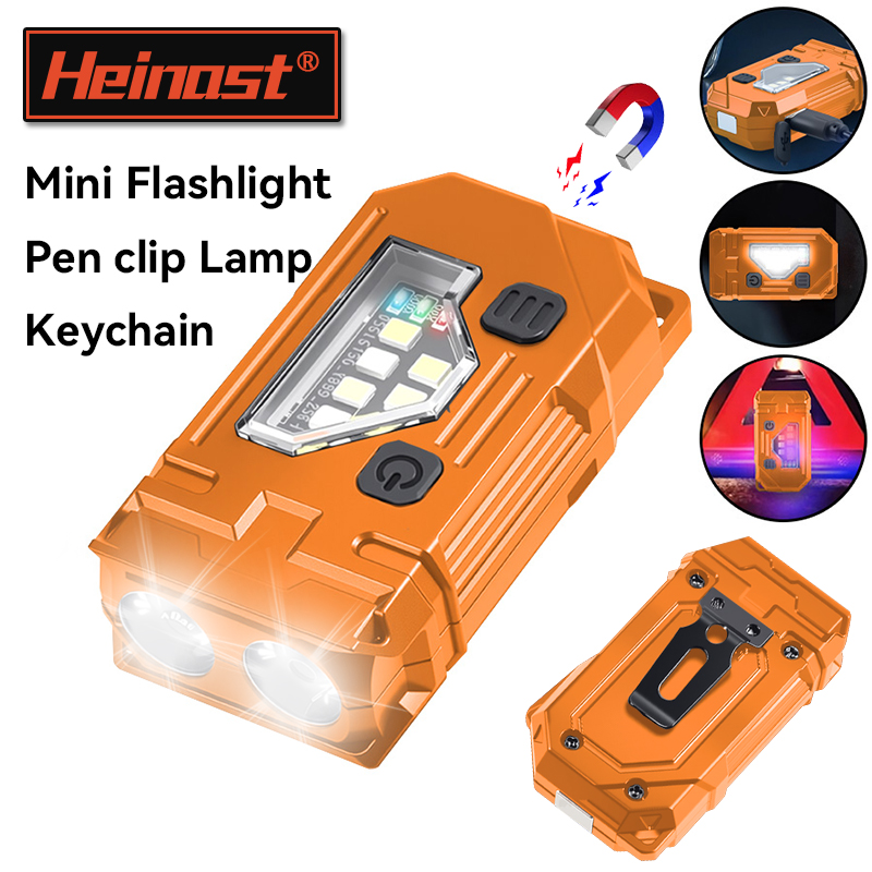 Fishing Light - Mini portachiavi torcia EDC torcia magnetica