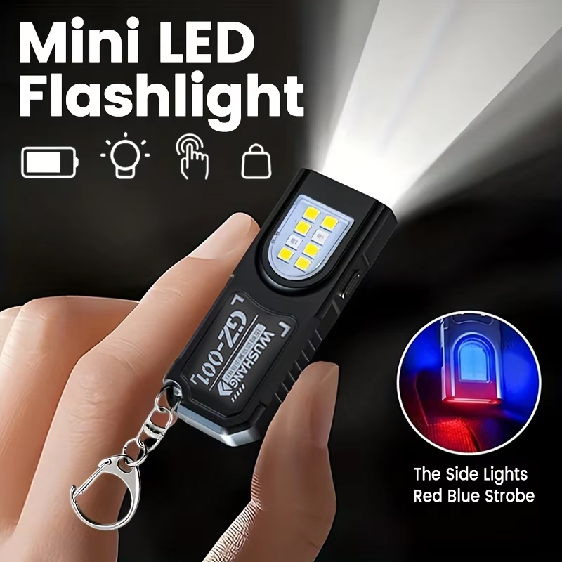 Fishing Light - Torcia portachiavi multifunzionale Mini torcia ricaricabile