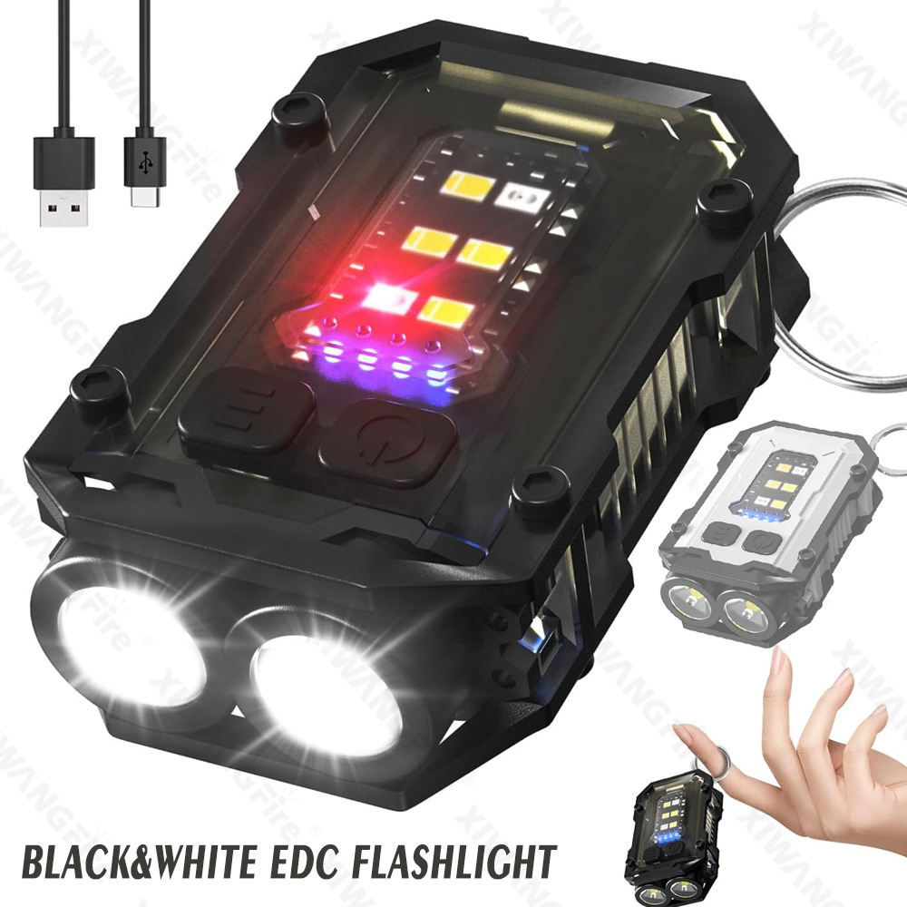 Fishing Light - Mini torcia portachiavi COB, torcia EDC